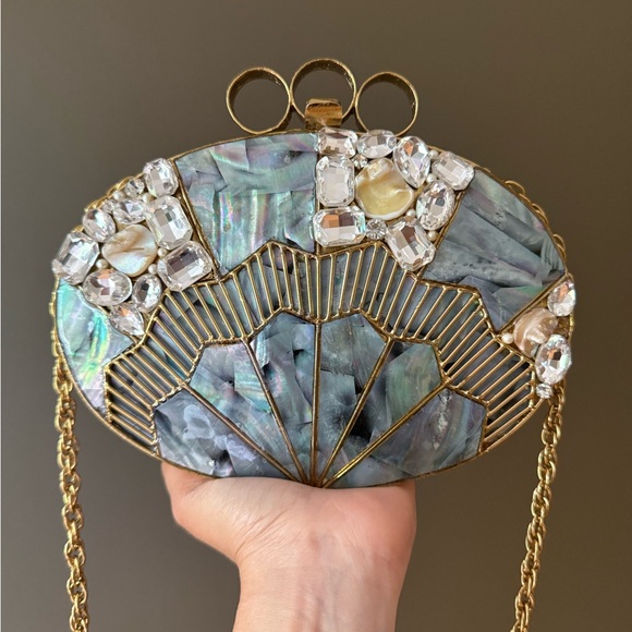 Elegant Mother of Pearl Clutch